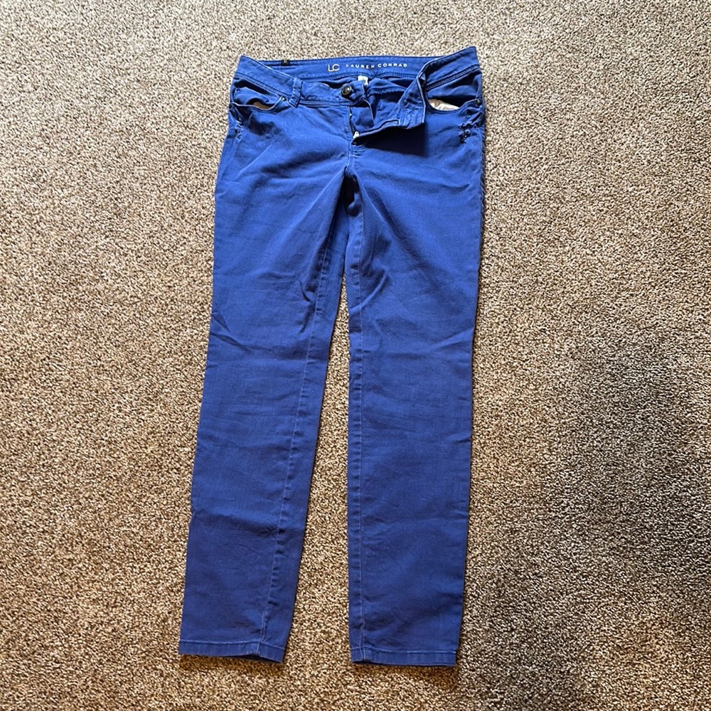Lauren Conrad Blue Skinny Jeans